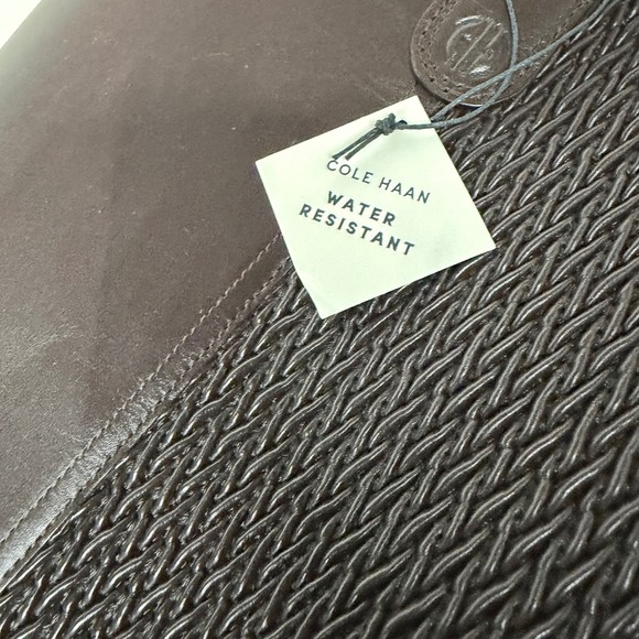 NWT Cole Haan Women's Stretch Water-Resistant Boots Dark Chocolate Leather 5B - Picture 5 of 5